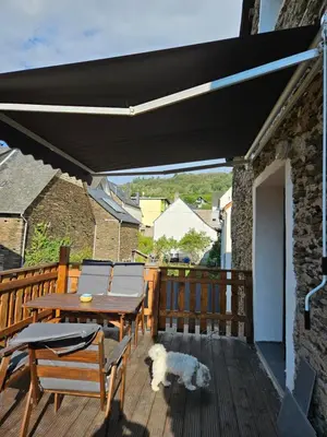 Ein Balkon oder eine Terrasse in der Unterkunft Casa Rares