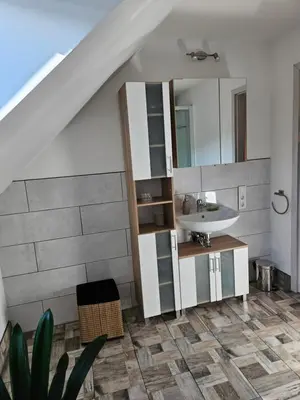 Ein Badezimmer in der Unterkunft Casa Rares