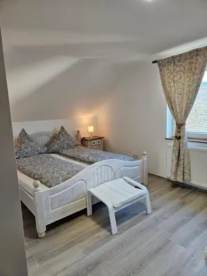 Ein Bett oder Betten in einem Zimmer der Unterkunft Casa Rares