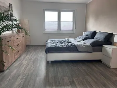 Ein Sitzbereich in der Unterkunft Ferienwohnung Mesdag