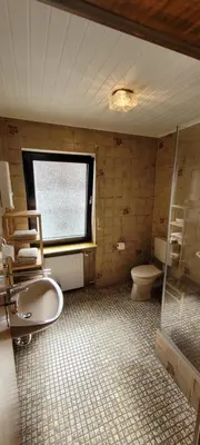 Ein Badezimmer in der Unterkunft Haus Zehnthof