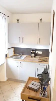 Küche/Küchenzeile in der Unterkunft Ferienappartments Neumann