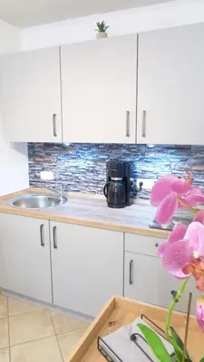 Küche/Küchenzeile in der Unterkunft Ferienappartments Neumann