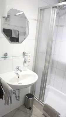 Ein Badezimmer in der Unterkunft Ferienappartments Neumann