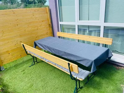 Grundriss der Unterkunft Grill & Garten an der Loreley mit 2 Bäder & Parkplätze