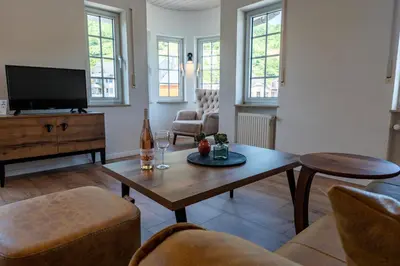 TV/Unterhaltungsangebot in der Unterkunft Moselresidenz Bellevue Alf Apartment Arrastal