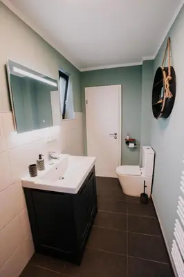 Ein Badezimmer in der Unterkunft Ruhiges Soonwald Cottage