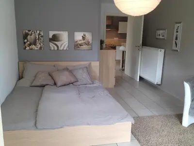 Ein Bett oder Betten in einem Zimmer der Unterkunft Appartment Simmertal