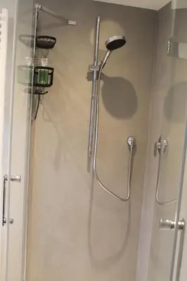 Ein Badezimmer in der Unterkunft Kleine Auszeit, schöne Ferienwohnung