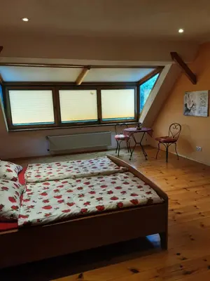 Ein Bett oder Betten in einem Zimmer der Unterkunft Ferienwohnung Stablo