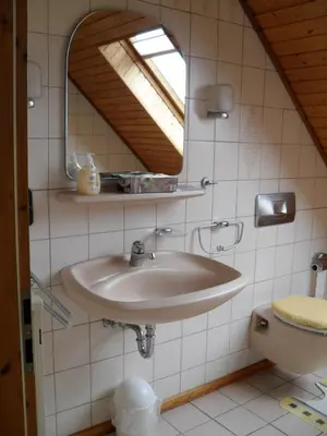 Ein Badezimmer in der Unterkunft Ferienwohnung Stablo