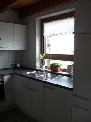 Küche/Küchenzeile in der Unterkunft Ferienwohnung Stablo