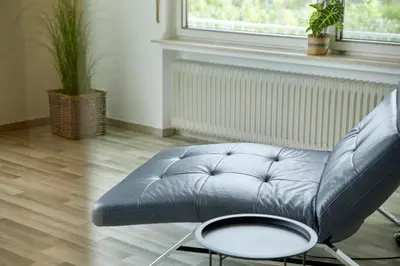 Ein Sitzbereich in der Unterkunft Fewo Bine