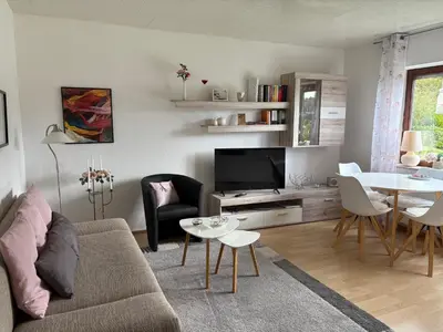 TV/Unterhaltungsangebot in der Unterkunft Ferienwohnung Wahlich