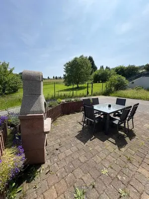 Ein Garten an der Unterkunft Kotteme Bude!