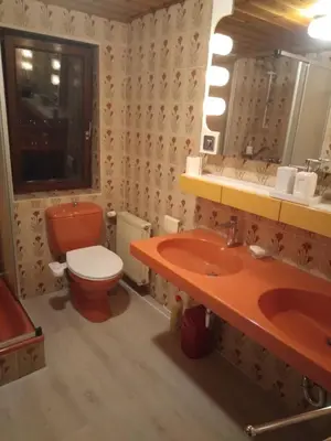 Ein Badezimmer in der Unterkunft 100 Stufen über dem Rhein