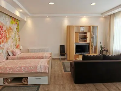 Ein Bett oder Betten in einem Zimmer der Unterkunft Ferienwohnung in Mayen