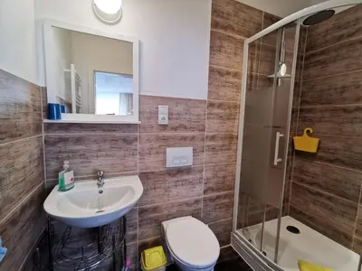 Ein Badezimmer in der Unterkunft Ferienwohnung in Mayen