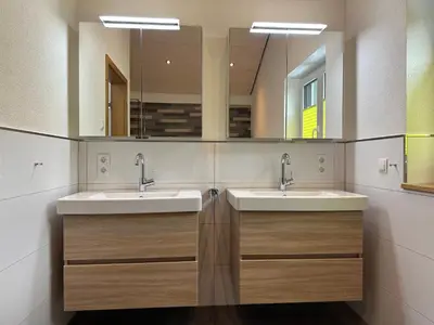 Ein Badezimmer in der Unterkunft Traumferienhaus Leimbach am Nürburgring
