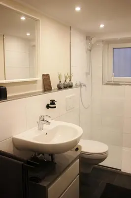 Ein Badezimmer in der Unterkunft Ferienwohnung am Rosenberg