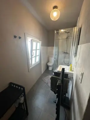 Ein Badezimmer in der Unterkunft Ferienhaus Fridolin