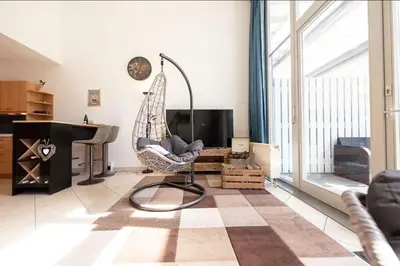 TV/Unterhaltungsangebot in der Unterkunft Penthouse mit Moselblick