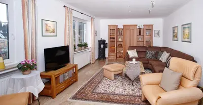 TV/Unterhaltungsangebot in der Unterkunft Ferienwohnung Stölben