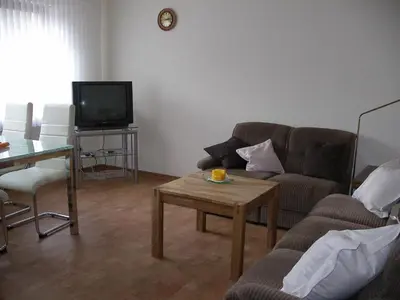 TV/Unterhaltungsangebot in der Unterkunft Ferienwohnung Herrig