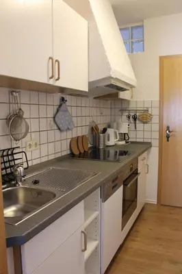 Küche/Küchenzeile in der Unterkunft Ferienwohnungen Am Bruttiger Moselsteig