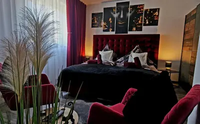 Ein Bett oder Betten in einem Zimmer der Unterkunft Mefady Ferienhaus Stadtkyll
