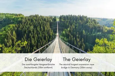 Naturlandschaft in der Nähe der Ferienwohnung