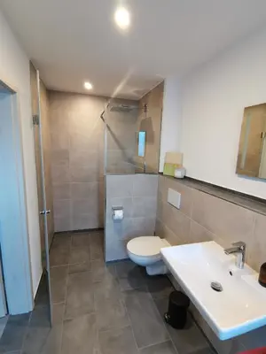 Ein Badezimmer in der Unterkunft Ferienweingut Kappes