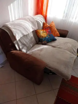Ein Bett oder Betten in einem Zimmer der Unterkunft Im Vulkanparkherz