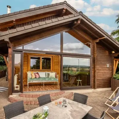 Panoramic Chalet Hot Tub