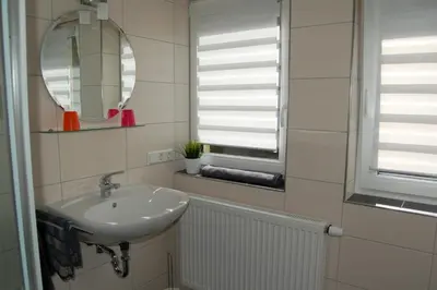 Ein Badezimmer in der Unterkunft Ferienhaus Mosel Bub