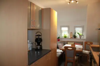Küche/Küchenzeile in der Unterkunft Ferienwohnung Im Morgenbachtal