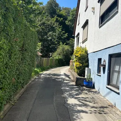 Das Gebäude in dem sich die Ferienwohnung befindet