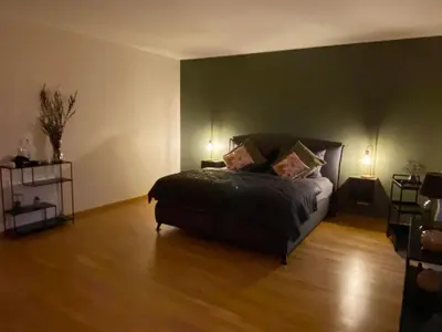 Ein Bett oder Betten in einem Zimmer der Unterkunft Eifel-Mosel-Hideaway