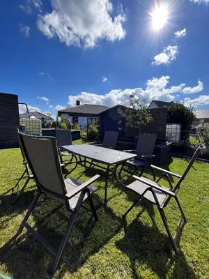 Ein Garten an der Unterkunft Deti's Ferienwohnung