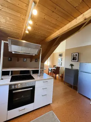 Küche/Küchenzeile in der Unterkunft Deti's Ferienwohnung