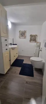 Ein Badezimmer in der Unterkunft Karima Ferienhaus