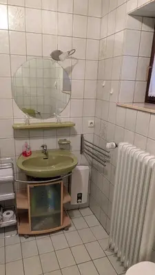 Ein Badezimmer in der Unterkunft Ferienwohnung Bei Grüns - nur Urlaubsgäste