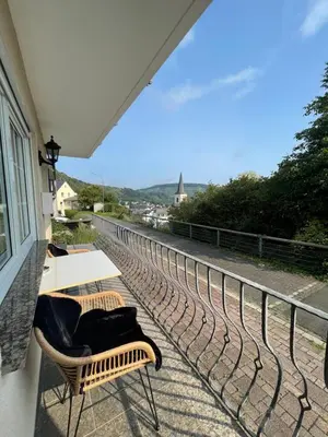 Ein Balkon oder eine Terrasse in der Unterkunft Das Haus am Weinberg