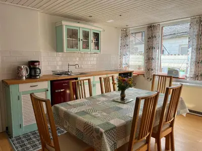 Küche/Küchenzeile in der Unterkunft Ferienhaus Mauseloch