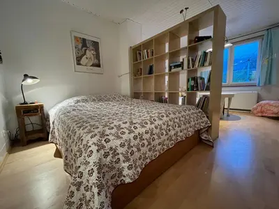 Ein Bett oder Betten in einem Zimmer der Unterkunft Ferienhaus Mauseloch