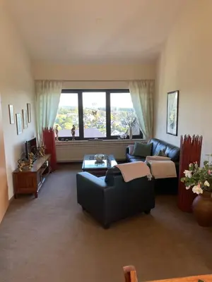 Ein Sitzbereich in der Unterkunft Traumhaus am Maar 3