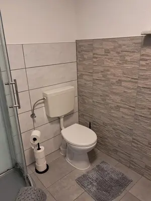 Ein Badezimmer in der Unterkunft Ferienwohnung Wilk