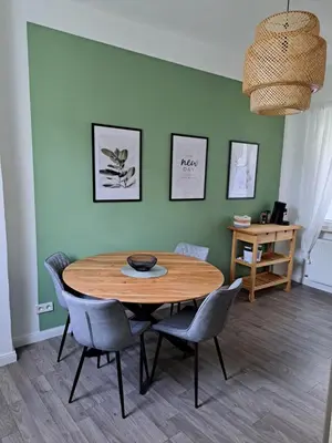 Grundriss der Unterkunft Blick zum Brückentor