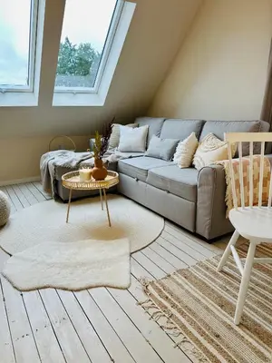 Ein Sitzbereich in der Unterkunft Cozy City Apartment Daun - Ferienwohnung