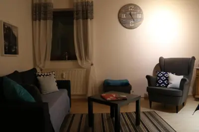 Ein Sitzbereich in der Unterkunft Michels Nest